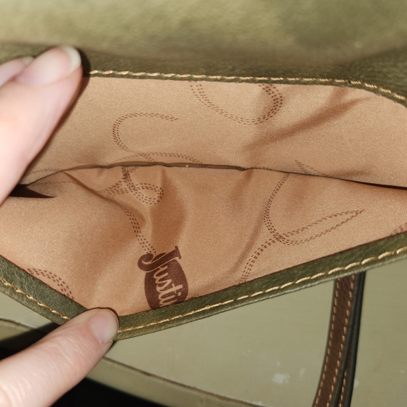 Justin Boots Brown Wristlet Clutch - Picture 13 of 14